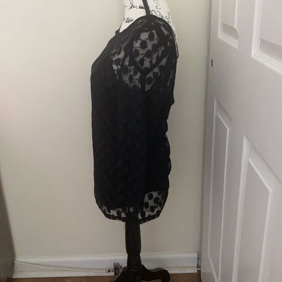 GUESS Sheer Polka Dot Top - Picture 3 of 5